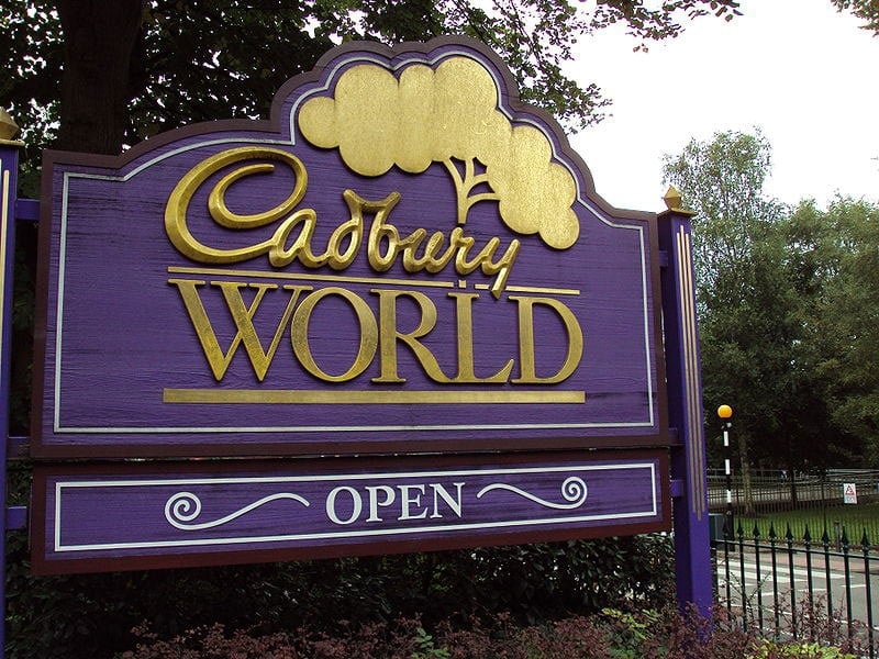 Cadbury world in birmingham england