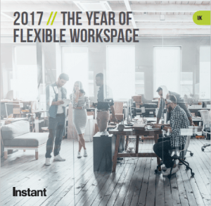 The latest report from Instant Offices reveals why 2017 is the Year of Flexible Workspace - available for download. 