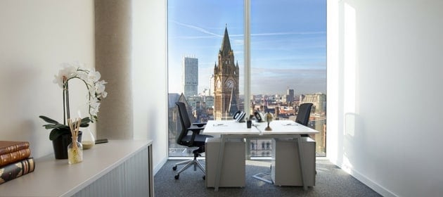 How much does it cost to rent office space in Manchester
