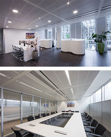 Zuidplein, Amsterdam coworking office space interior design. 