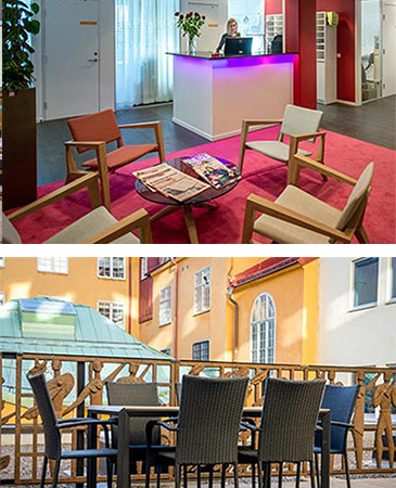 Klarabergsgatan, Stockholm coworking office space interior design. 