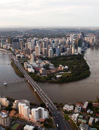 Brisbane from the air