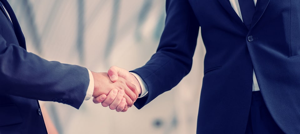 Improve communication in business- Shaking Hands - Feature