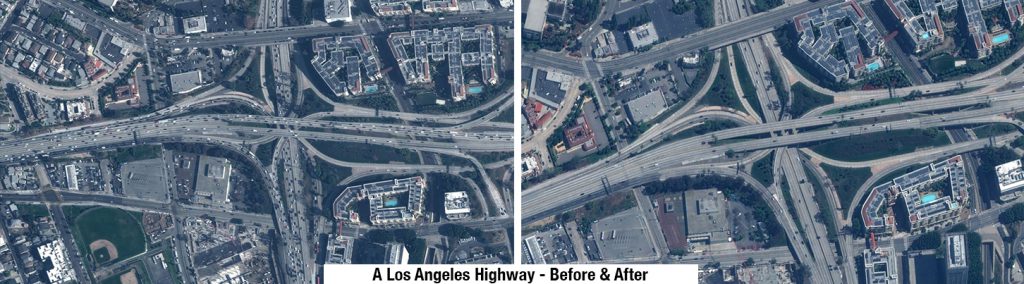 Los Angeles - Before and After Covid-19 Lockdown
