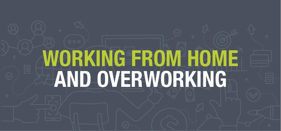 Instant Offices Working From Home and Overworking Banner