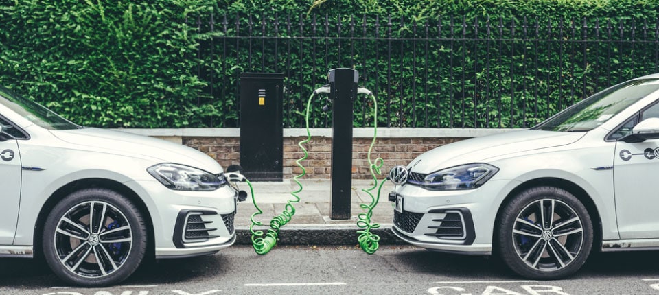 Electric car charging points in London