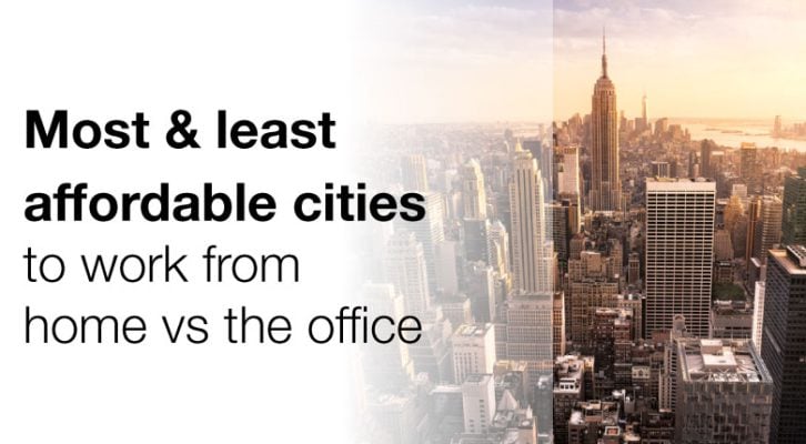 Global Cities Ranked: Most and Least Affordable Places to Work from Home or the Office